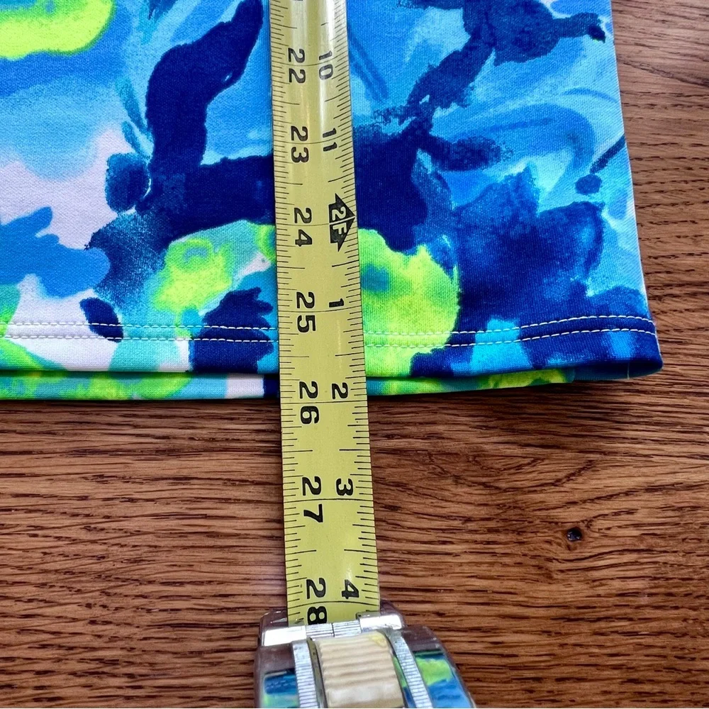 ⭐️ NWT Agnes & Dora Pull On Pencil Skirt Fun & Vibrant Blue Green Size XXL